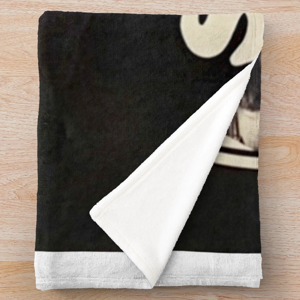 Clairo-inspired plush sling blanket with a cozy and comforting design for indie music fans