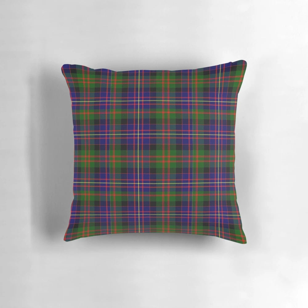 Clan Chalmers Tartan Pillow featuring the traditional Scottish clan tartan design