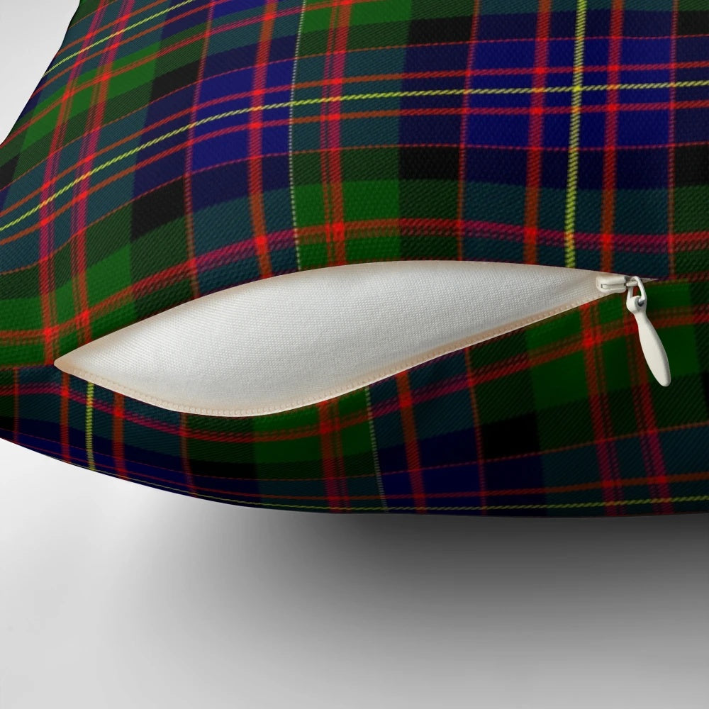 Clan Chalmers Tartan Pillow featuring the traditional Scottish clan tartan design