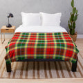 Clan Gibbs Scottish Tartan Plush Blanket