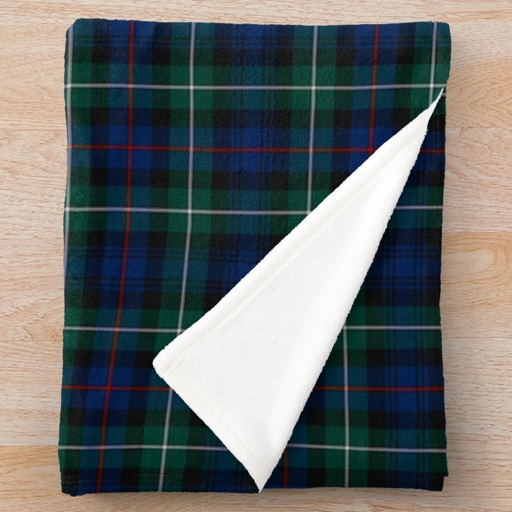 Clan Mackenzie tartan plush blanket