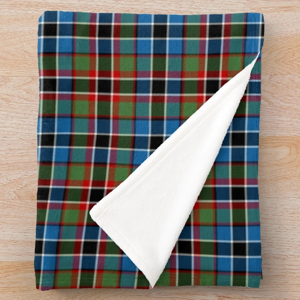 Clan Souter Tartan Inspired Plush Blanket
