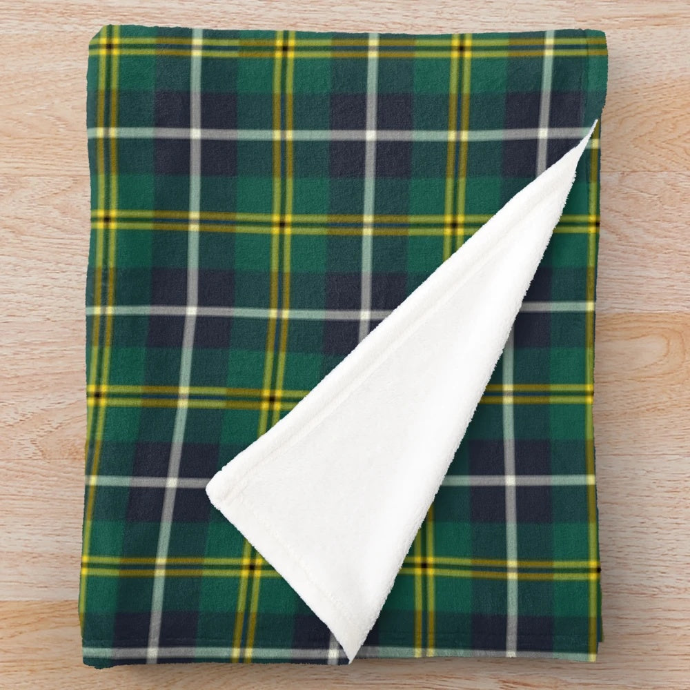 Clan Turnbull hunting tartan plush blanket