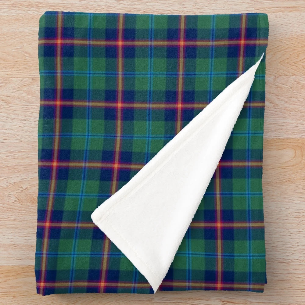 Clan Young Tartan Plush Blanket
