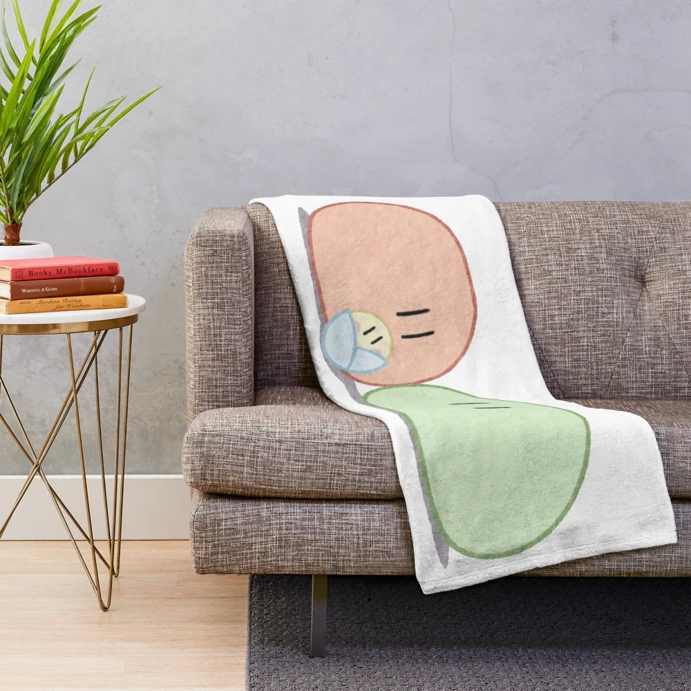 Clannad Dango Daikazoku plush blanket