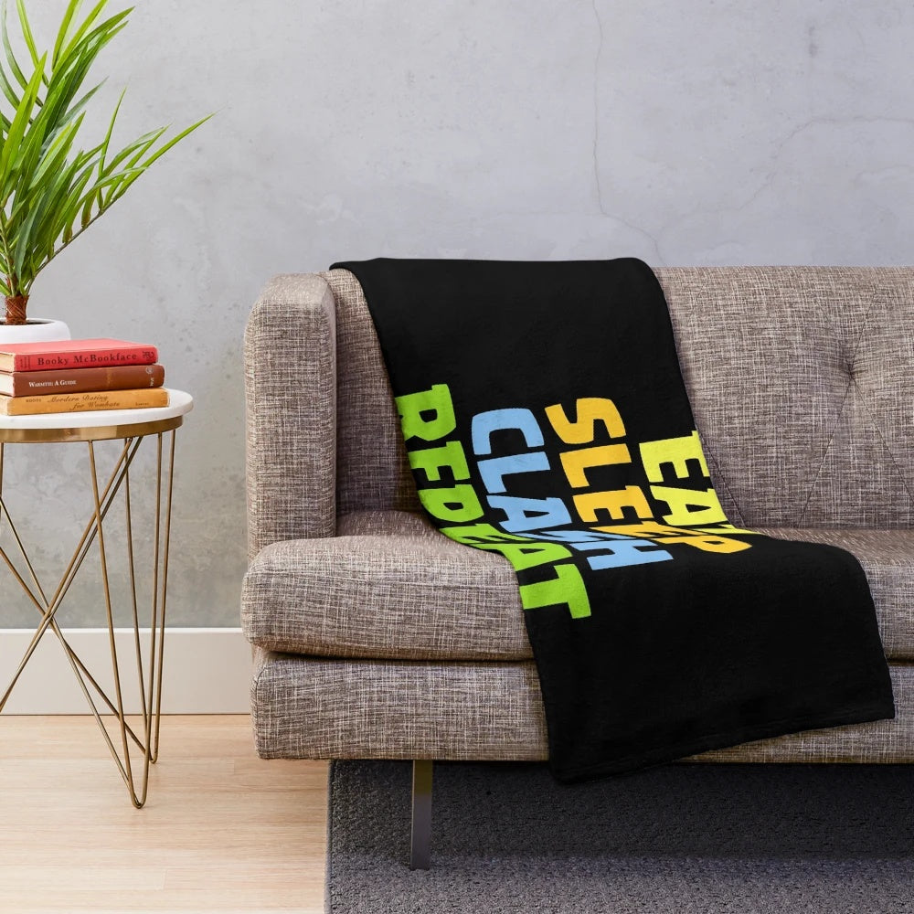 Clash of Clans inspired plush blanket featuring the Hog Rider