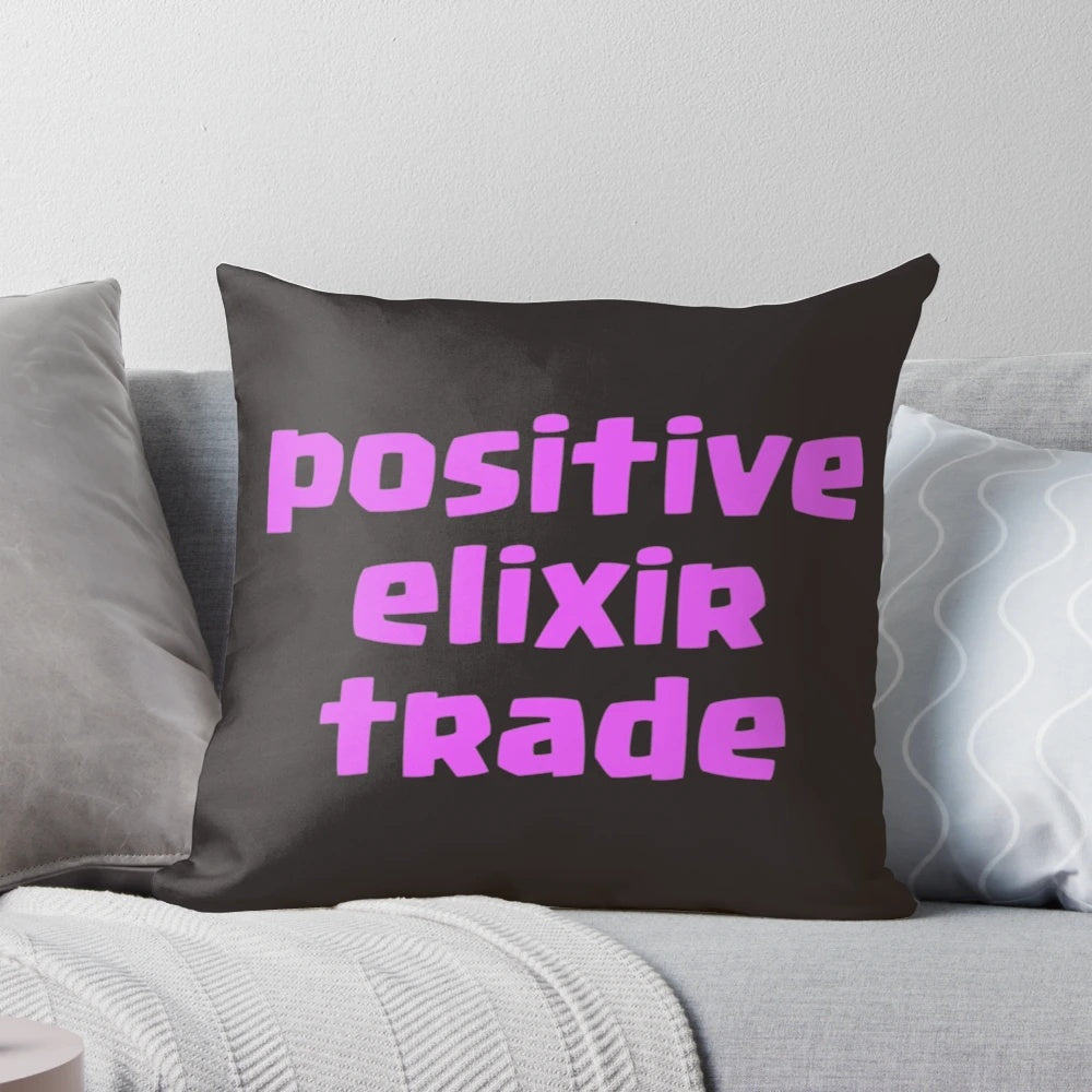 Clash Royale Positive Elixir Trade Classic Pillow