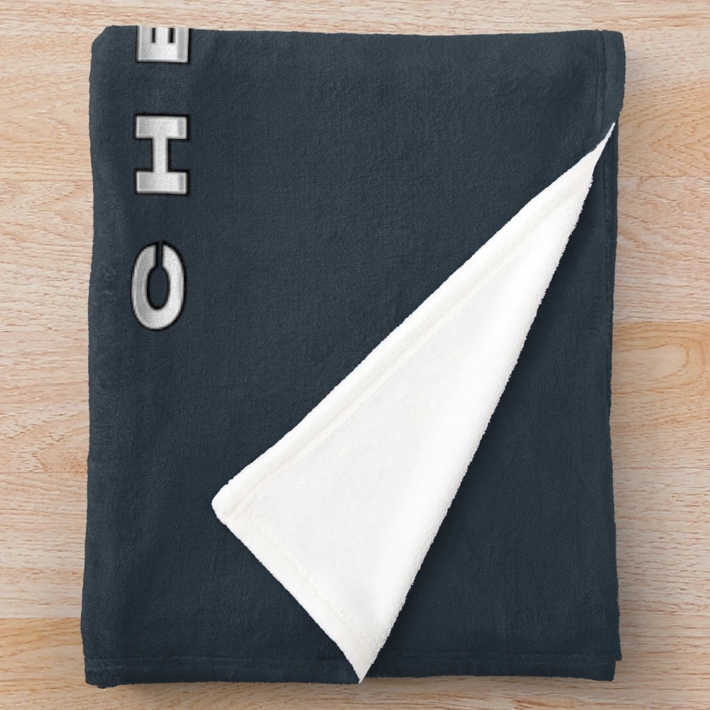 Cozy plush blanket featuring a classic 1967 Chevrolet Chevelle SS muscle car design