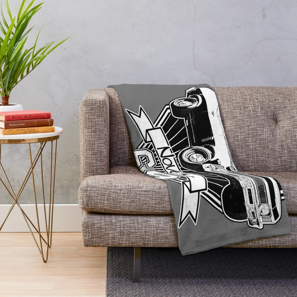 1969 Chevrolet Nova Muscle Car Plush Blanket