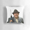 Soft, cozy pillow featuring the iconic character Uncle Buck from the classic 1980s comedy film.