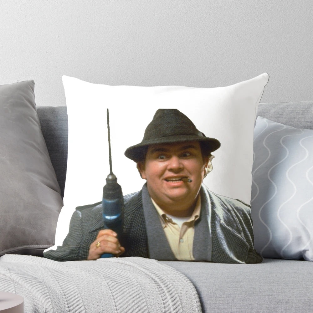 Soft, cozy pillow featuring the iconic character Uncle Buck from the classic 1980s comedy film.