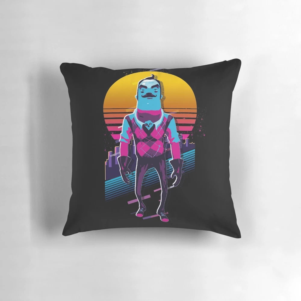 Vintage-inspired Hello Neighbor 2 Theodore Peterson plush pillow