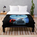 E.T. the Extra Terrestrial plush blanket featuring the iconic alien character