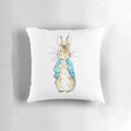 Soft, plush Peter Rabbit pillow inspired by the beloved Beatrix Potter children's book