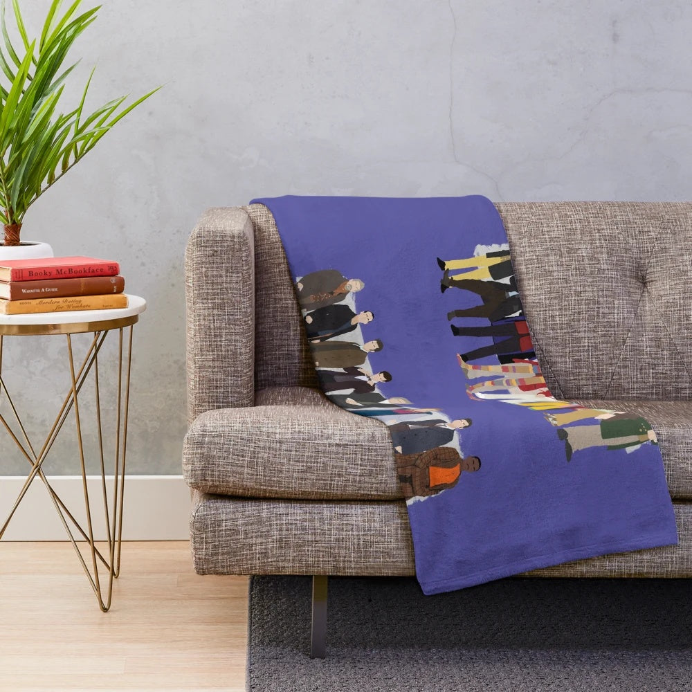 Classic Doctor Who Inspired Plush Blanket