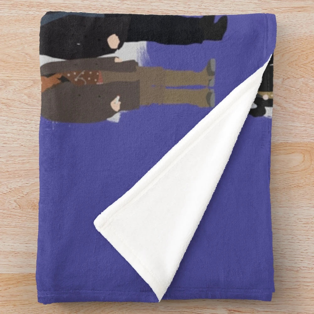 Classic Doctor Who Inspired Plush Blanket