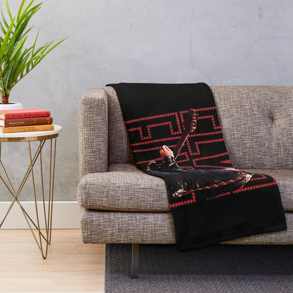 Classic Elvis Presley Inspired Plush Blanket