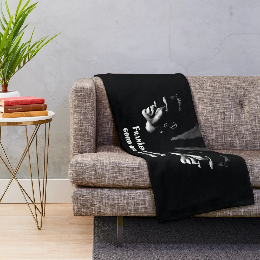 Frankenstein monster plush blanket