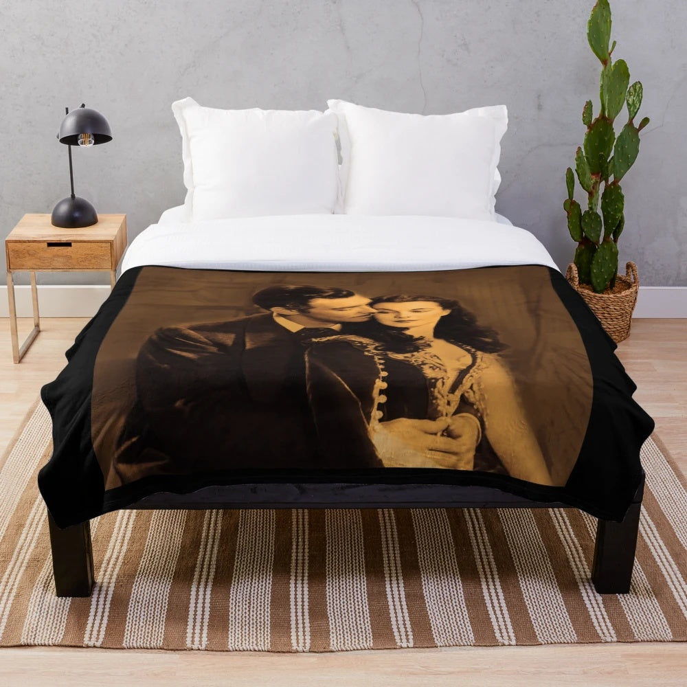 Gone with the Wind inspired plush blanket