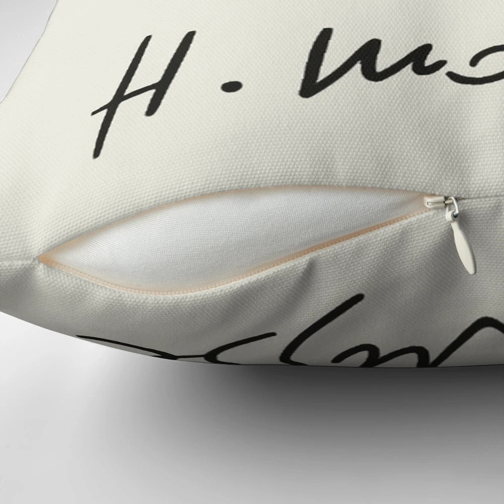 A decorative pillow featuring a classic henri matisse painting-inspired abstract woman artwork
