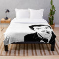 Tin-Tan Mexican Cinema Plush Blanket featuring the famous Mexican comedian