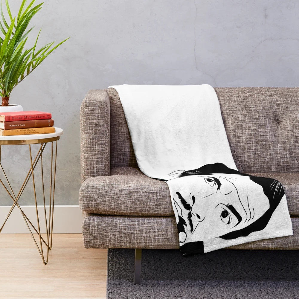 Tin-Tan Mexican Cinema Plush Blanket featuring the famous Mexican comedian