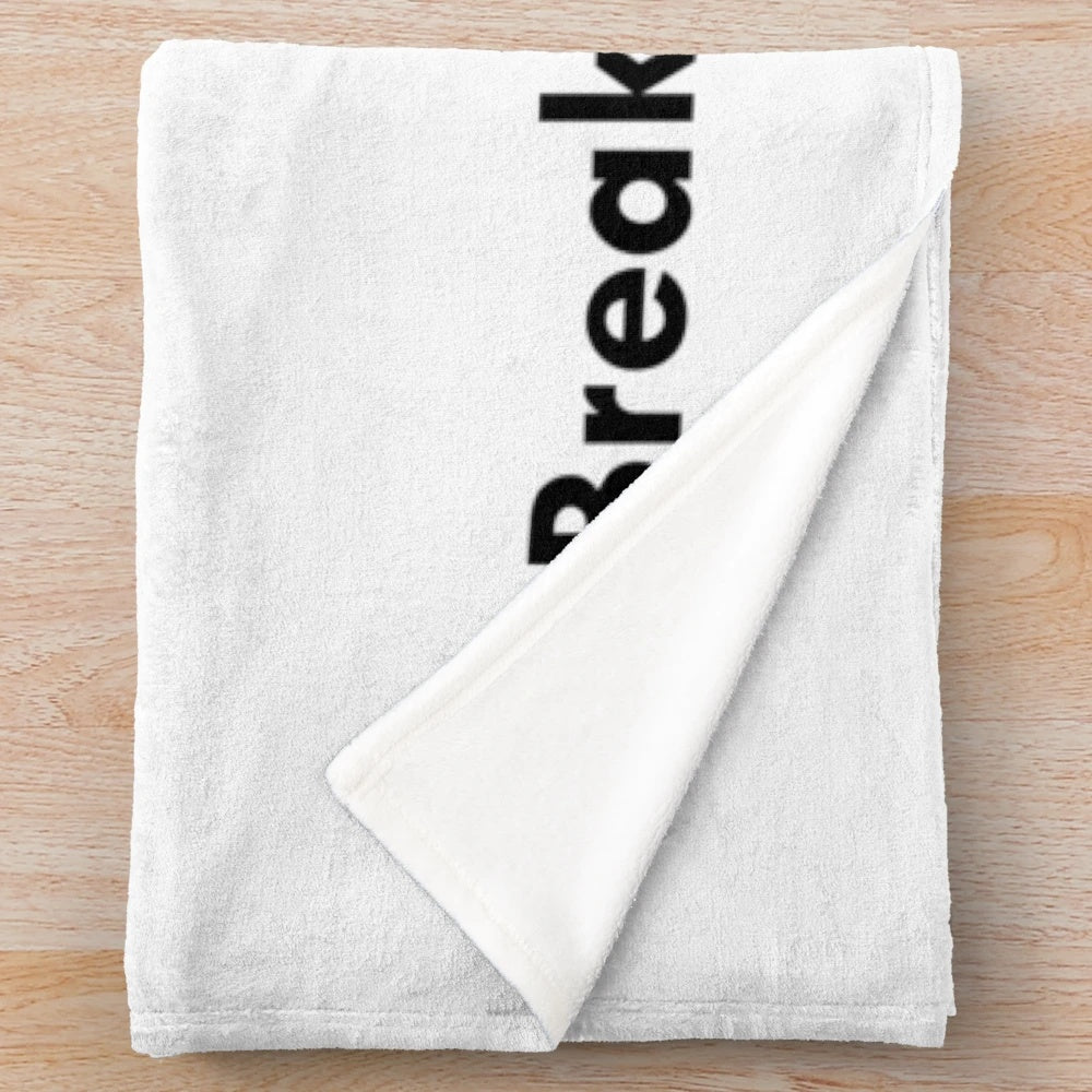 Cozy plush blanket featuring a classic movie theme from Breakfast at Tiffany's