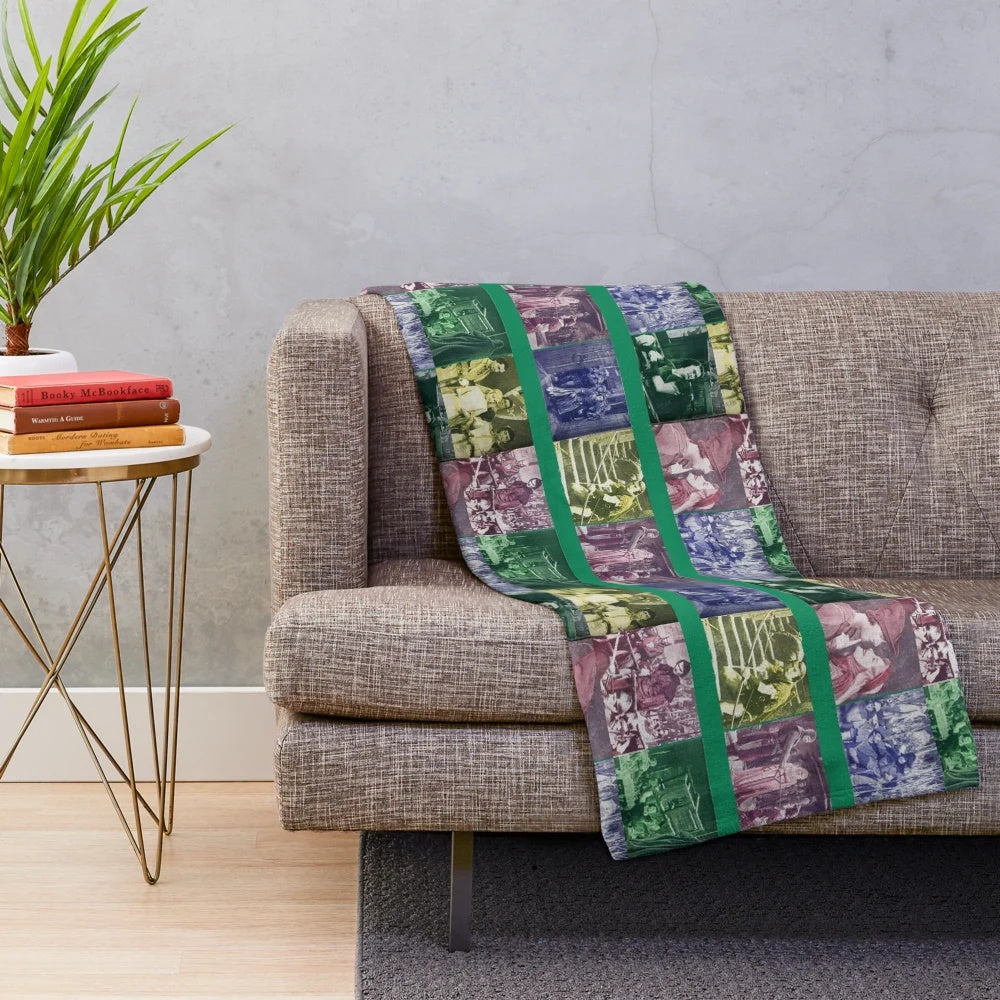 Robin Hood inspired plush blanket featuring Errol Flynn and Olivia de Havilland