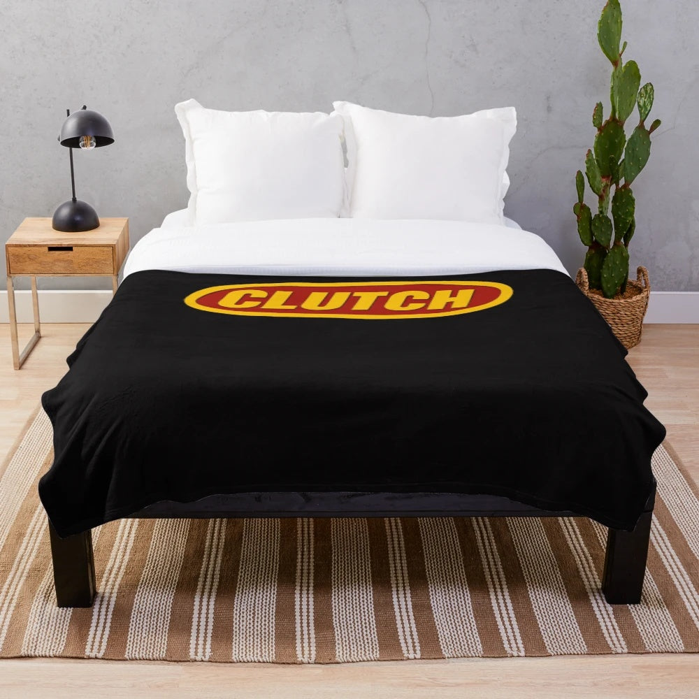 Classic rock band Clutch inspired plush blanket
