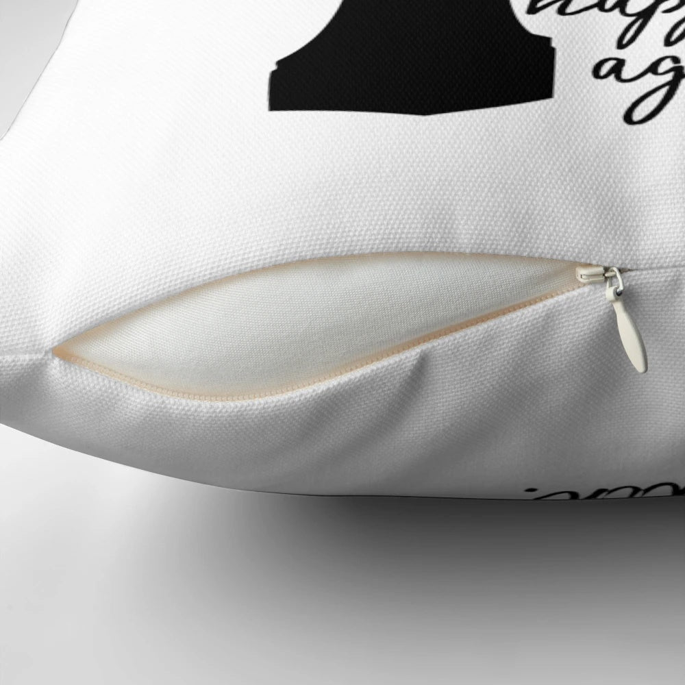 A cozy pillow featuring the iconic "Singing in the Rain" scene, with Gene Kelly and a glorious feeling.
