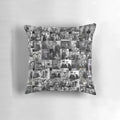 The Honeymooners' themed pillow with classic TV comedy characters Jackie Gleason and Art Carney