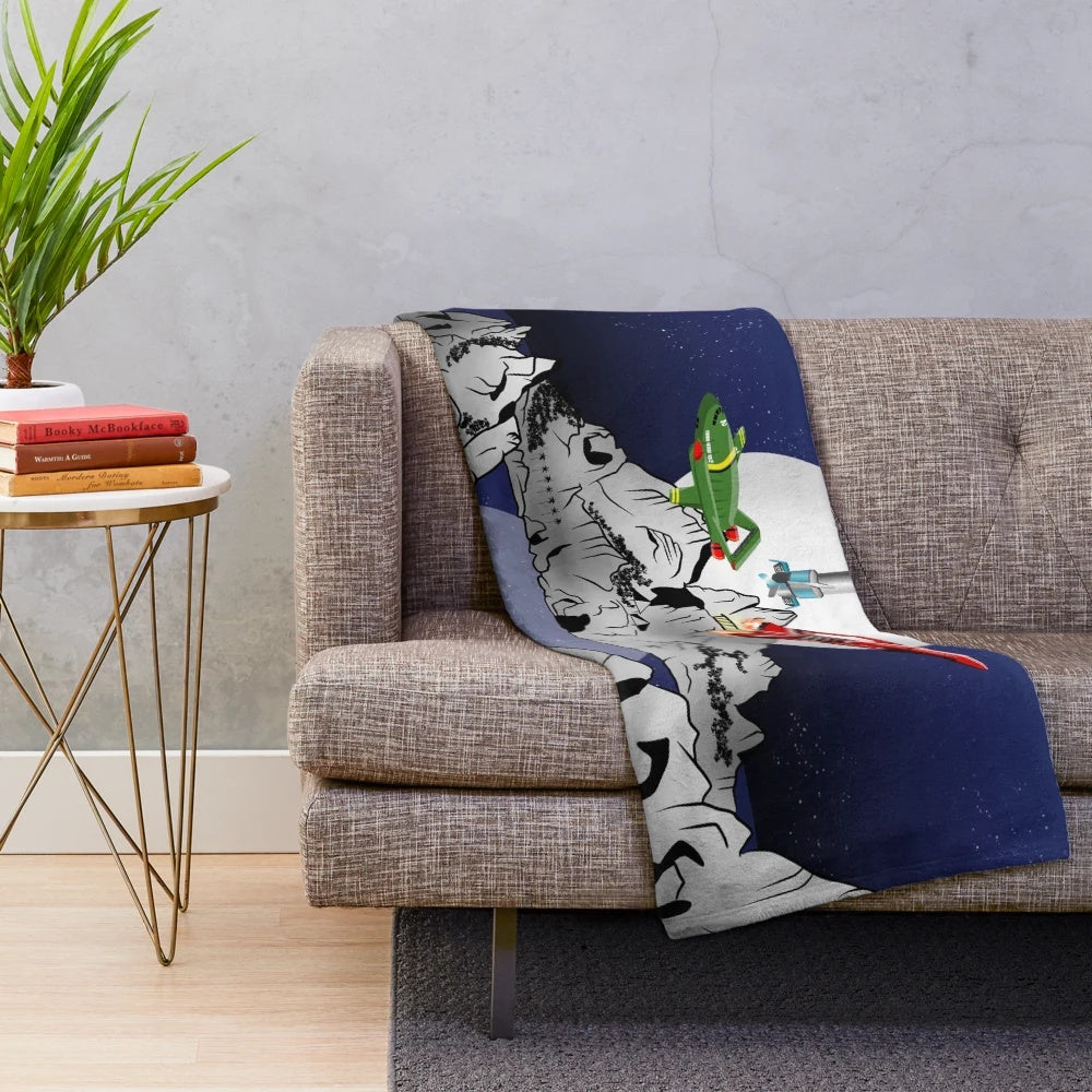 Thunderbirds-inspired Tracy Island plush blanket