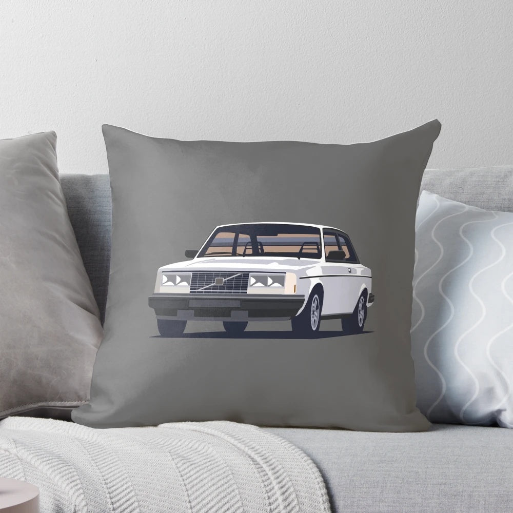 Volvo 242 Turbo Brick Pillow - Celebrate the iconic 80s Swedish car