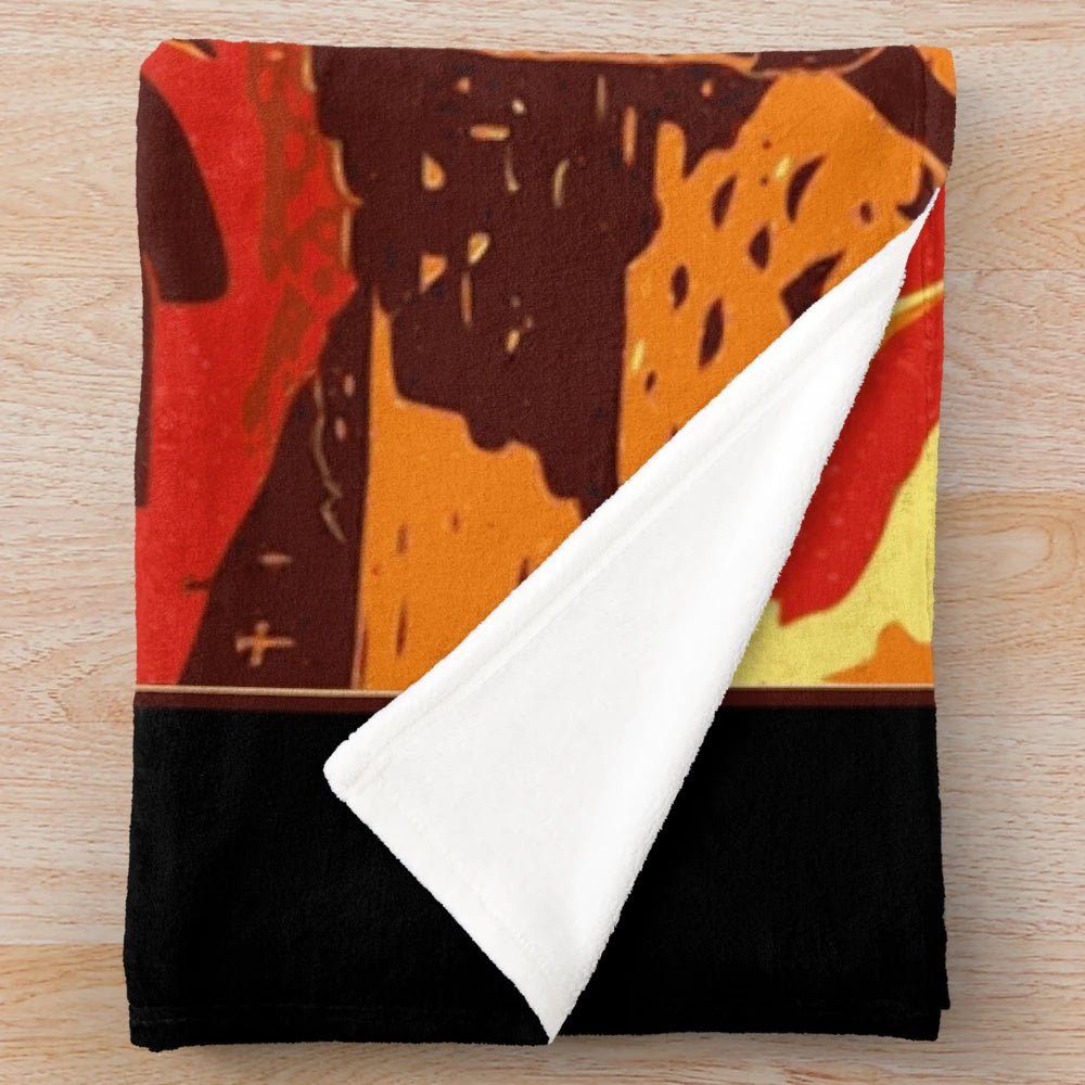 Clint Eastwood themed plush blanket inspired by the classic western movie "The Good, The Bad and The Ugly