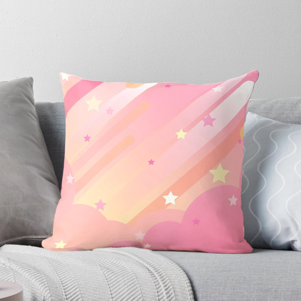 Steven Universe Clouds Pillow - Decorative Cartoon Inspired Throw Pillow