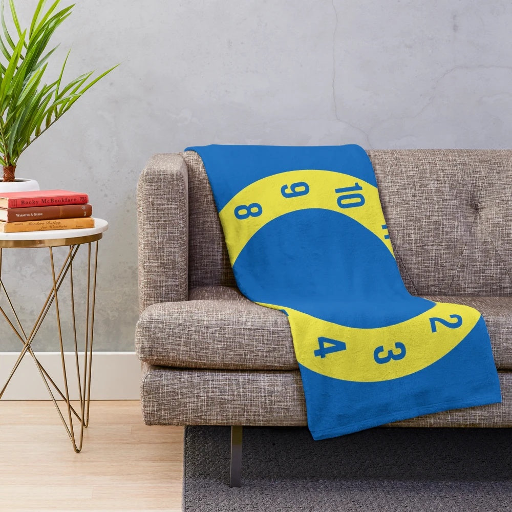 Clown-themed plush blanket with soft and cozy design