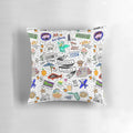 Pensacola Florida Pillow, featuring a coastal beach design