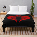 Cobra Enemy Logo Inspired Gi Joe Plush Blanket