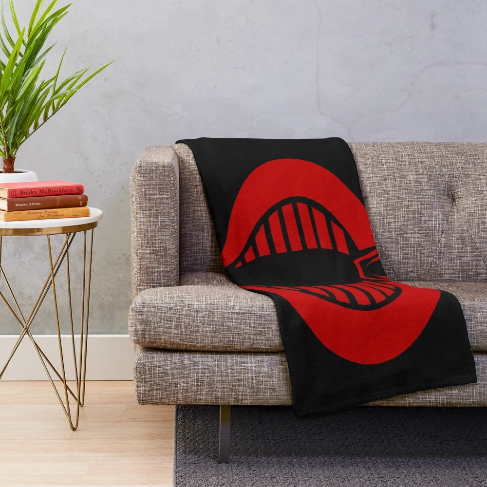 Cobra Enemy Logo Inspired Gi Joe Plush Blanket