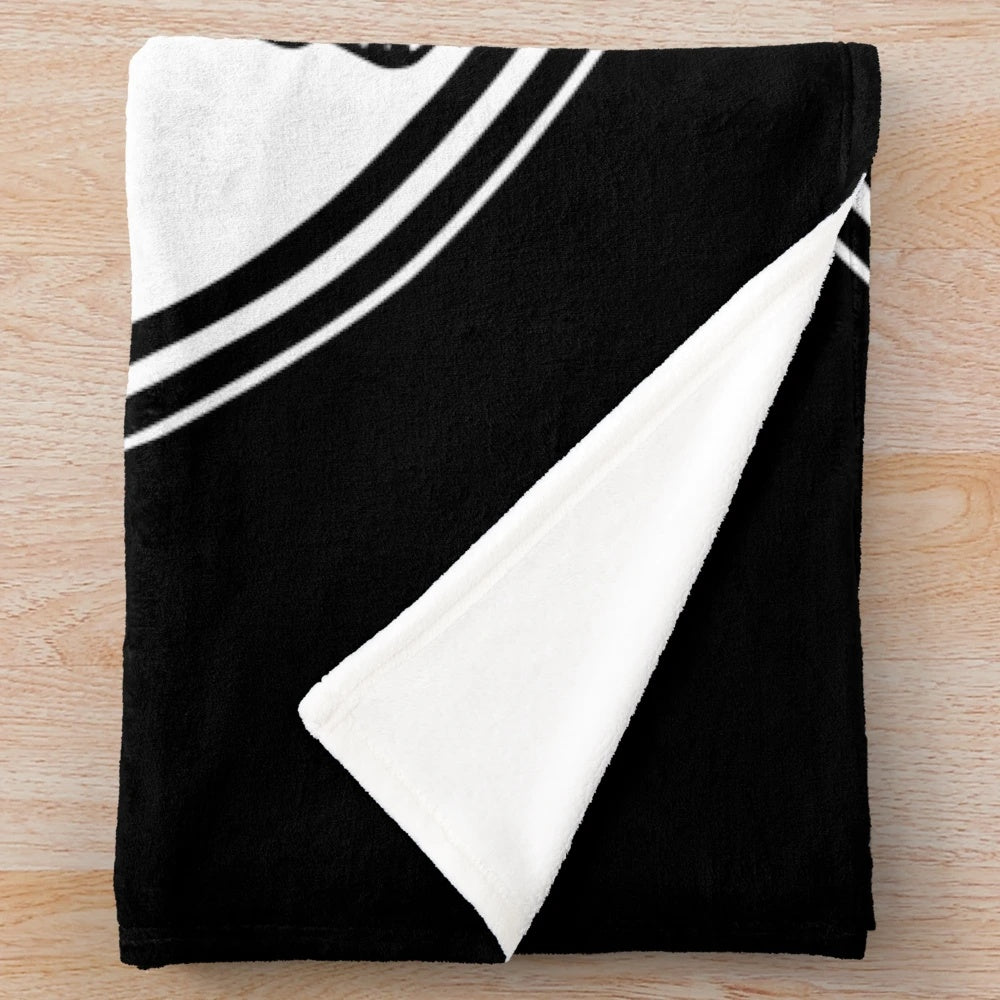 Cobra-Inspired Plush Blanket with Vintage Retro Auto Car Styling