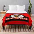 Cobra Kai Eagle Fang Karate inspired plush blanket