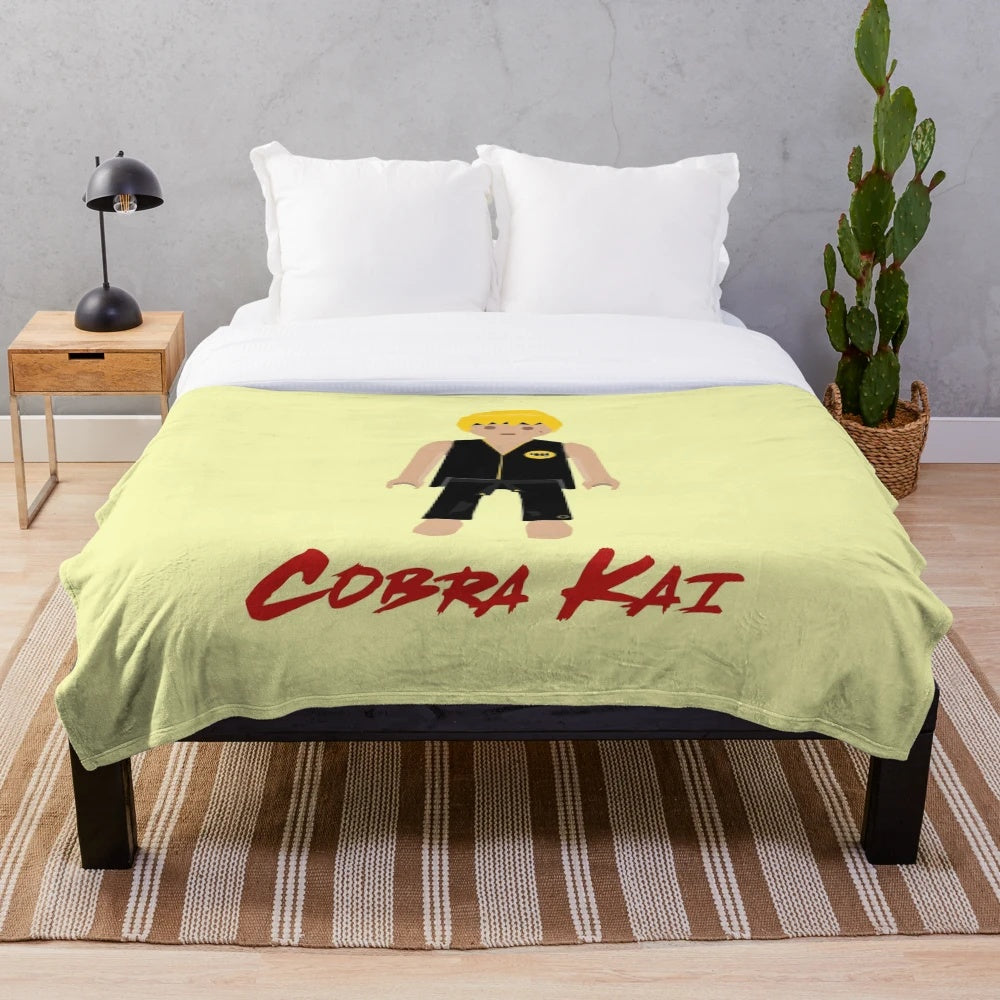 Cobra Kai TV Series Inspired Plush Blanket