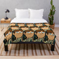 Cody from the Total Drama series on a plush blanket