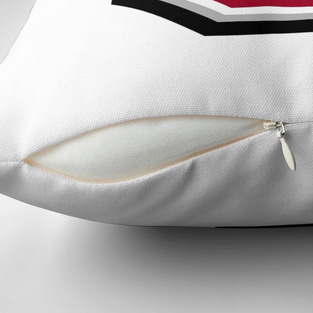 Soft and plush pillow featuring the Colgate University logo and colors