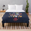 Collaboration Plush Blanket Inspired by It Takes Two Indie Game