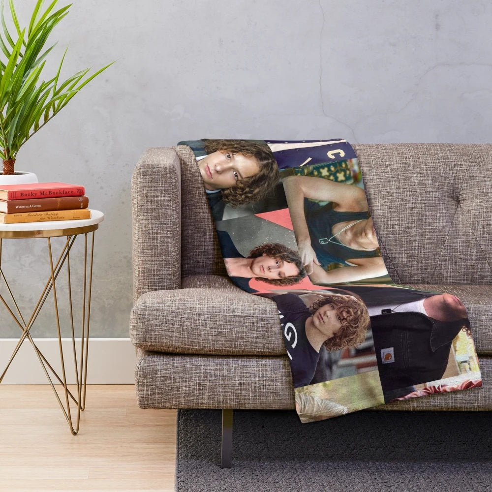 Mason Thames Collage Plush Blanket