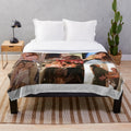 Collage-Inspired Plush Blanket with Artwork Inspired by Grey's Anatomy and Station 19
