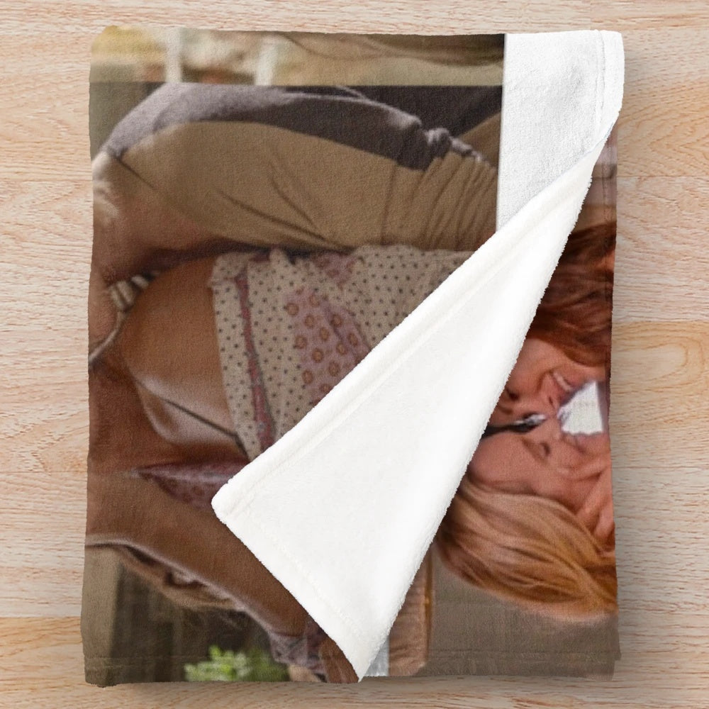 Collage-Inspired Plush Blanket with Artwork Inspired by Grey's Anatomy and Station 19