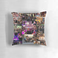 A collage-style pillow featuring the main characters from the Netflix series "Julie and the Phantoms"