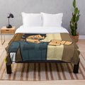Chris McLean Plush Blanket from Total Drama Island Cartoon Series